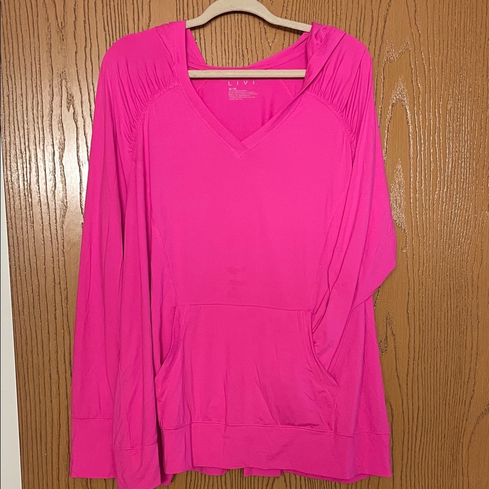 Livi Active Bright Pink Women's Hoodie
